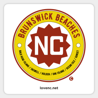 Brunswick Beaches (Full Color) Magnet